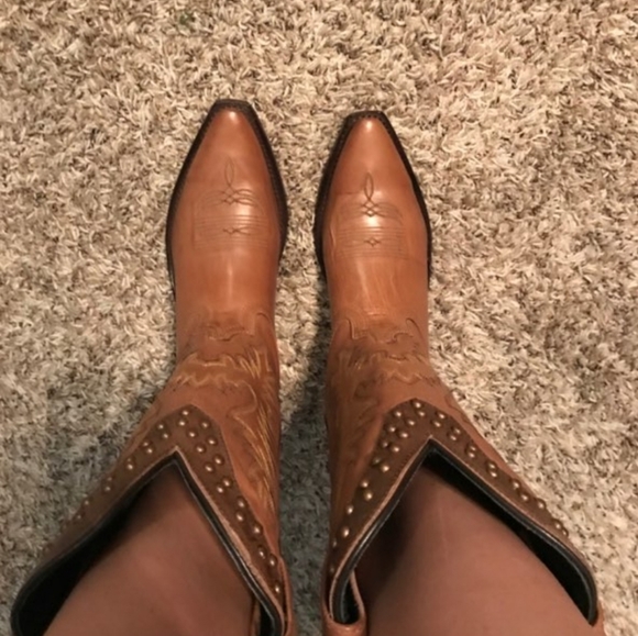 Gypsy Rose leather cowboy boots - Picture 1 of 3